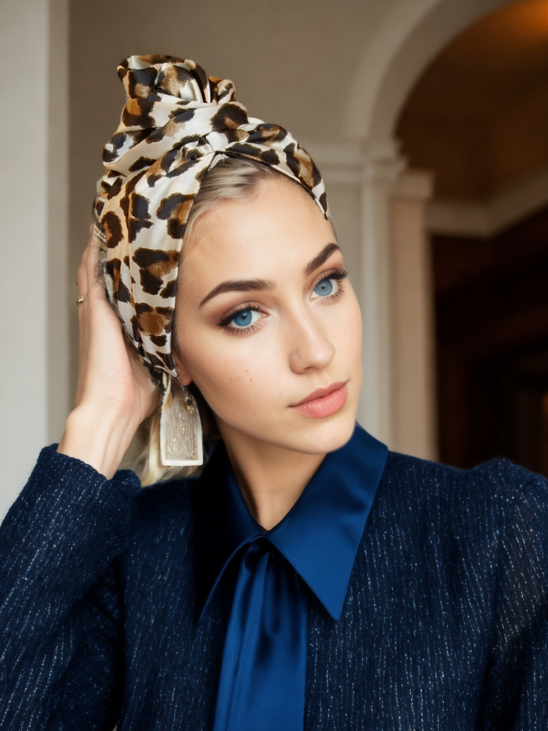 Leopard Print Fashion Turban