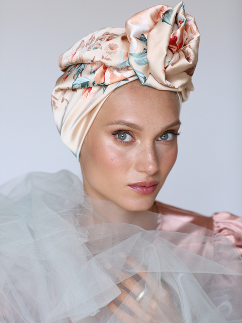 Floral turban