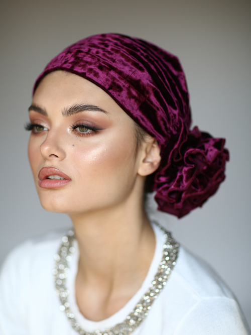 Velvet Rose turban-FREE GIFT