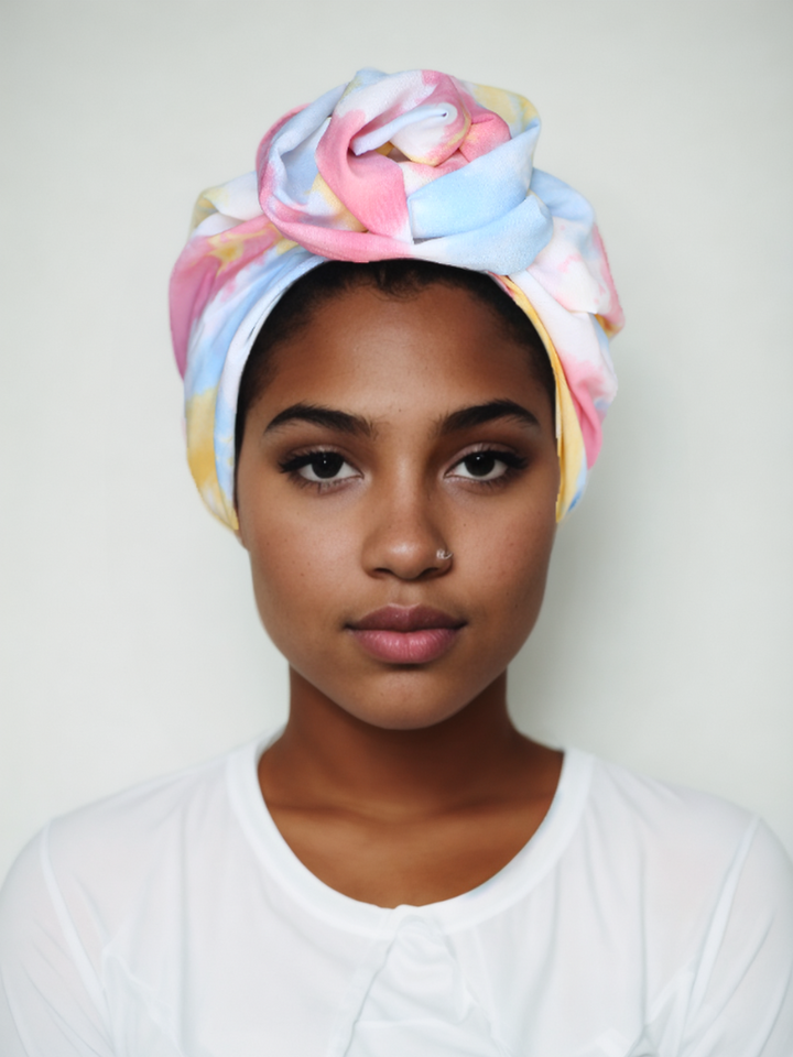 All-Day Comfort pastel Turban