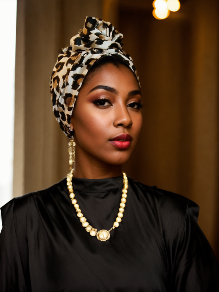 Leopard Print Fashion Turban