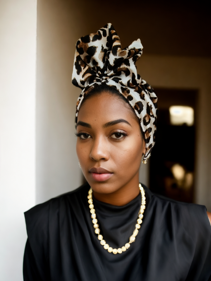 Leopard Headwrap Turban