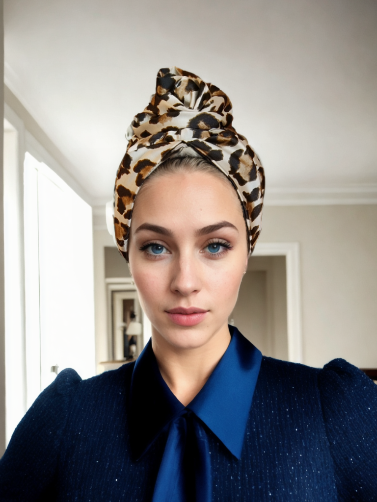 Leopard Print Fashion Turban