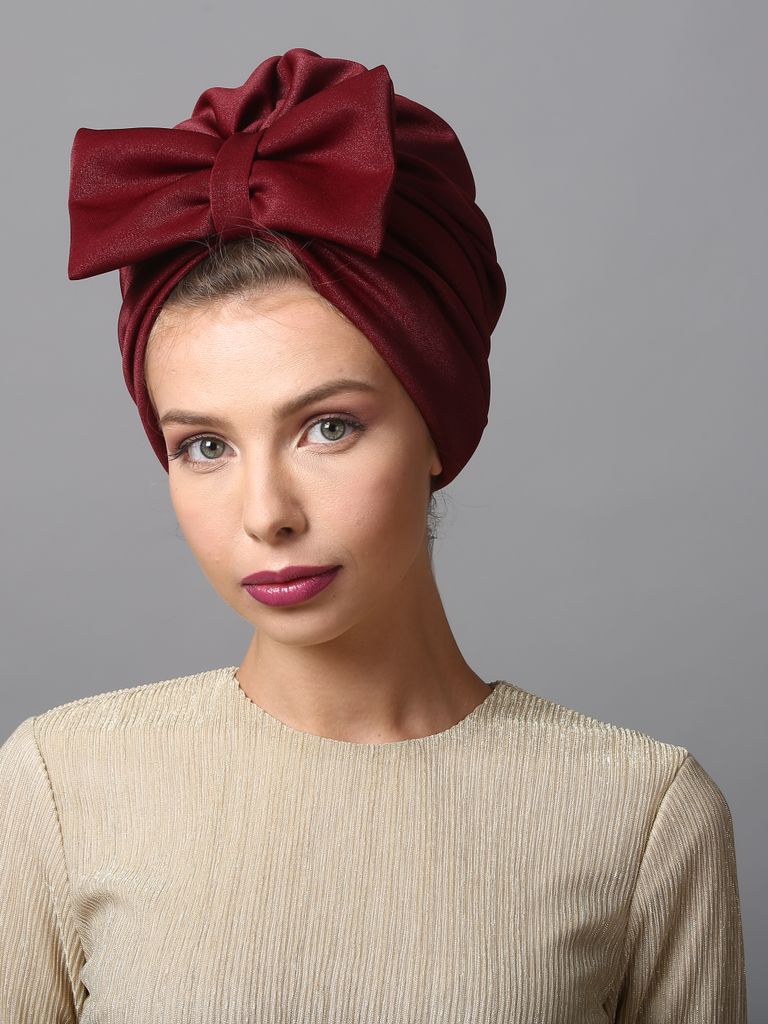 Big Bow Turban hat